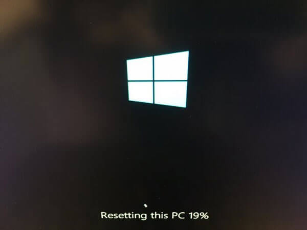 Quá trình Reset Win 10