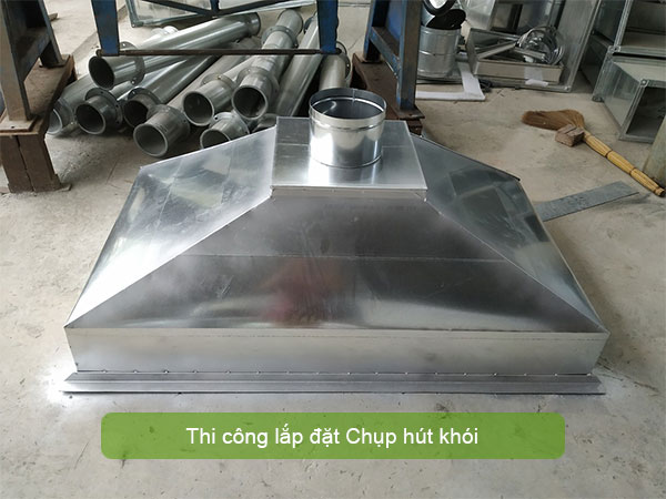 Chụp hút khói tại Thủ Đức được gia công bằng vật liệu inox