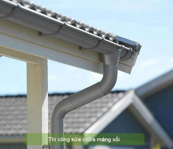 Thi công sửa chữa máng xối ở Thủ Đức